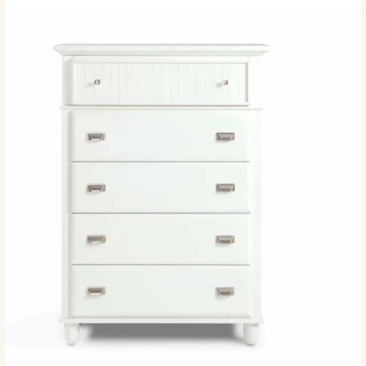 Spencer White 5 Drawer Lift-Top Chest - image-4