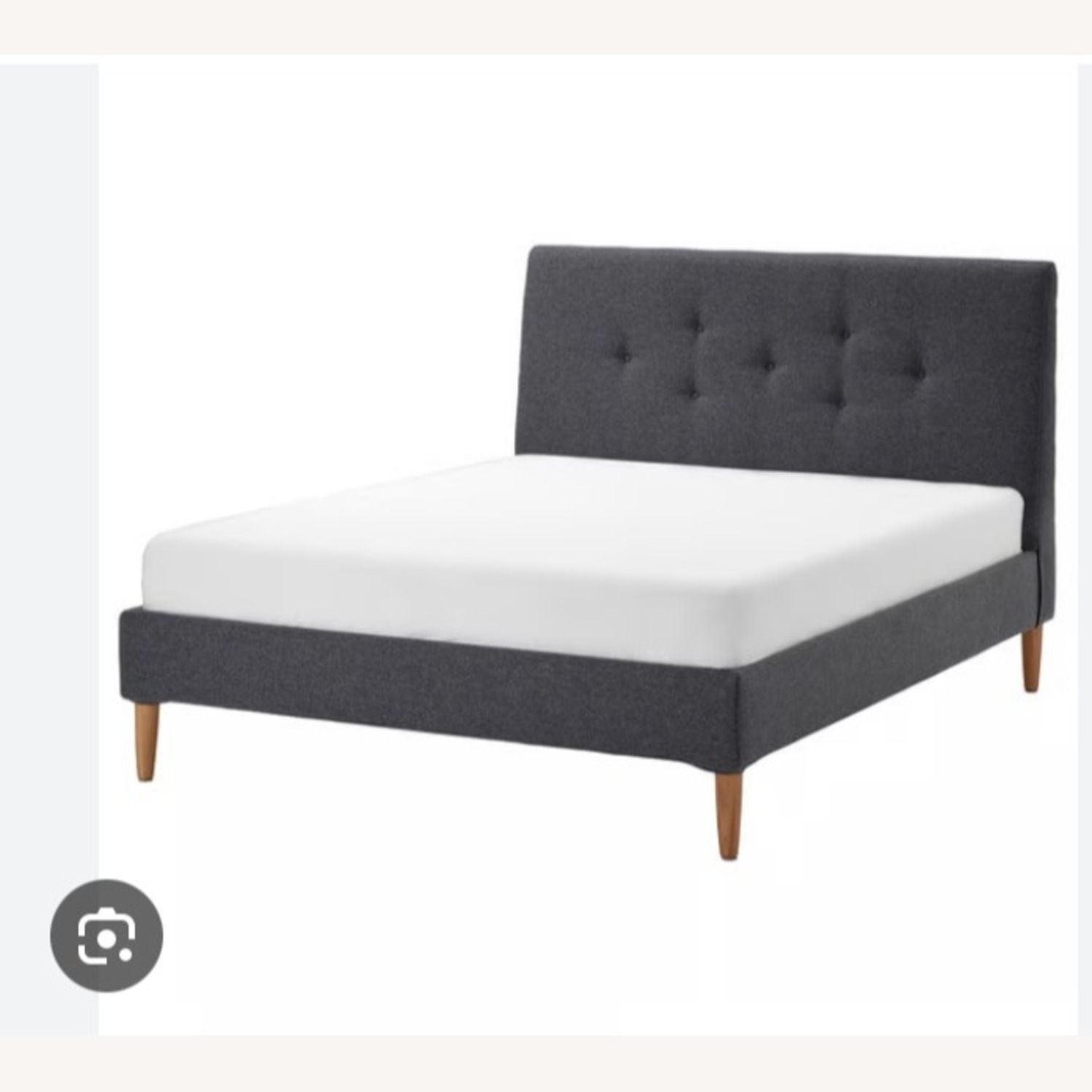 IKEA IDANAS Upholstered Queen Size Bed - image-1
