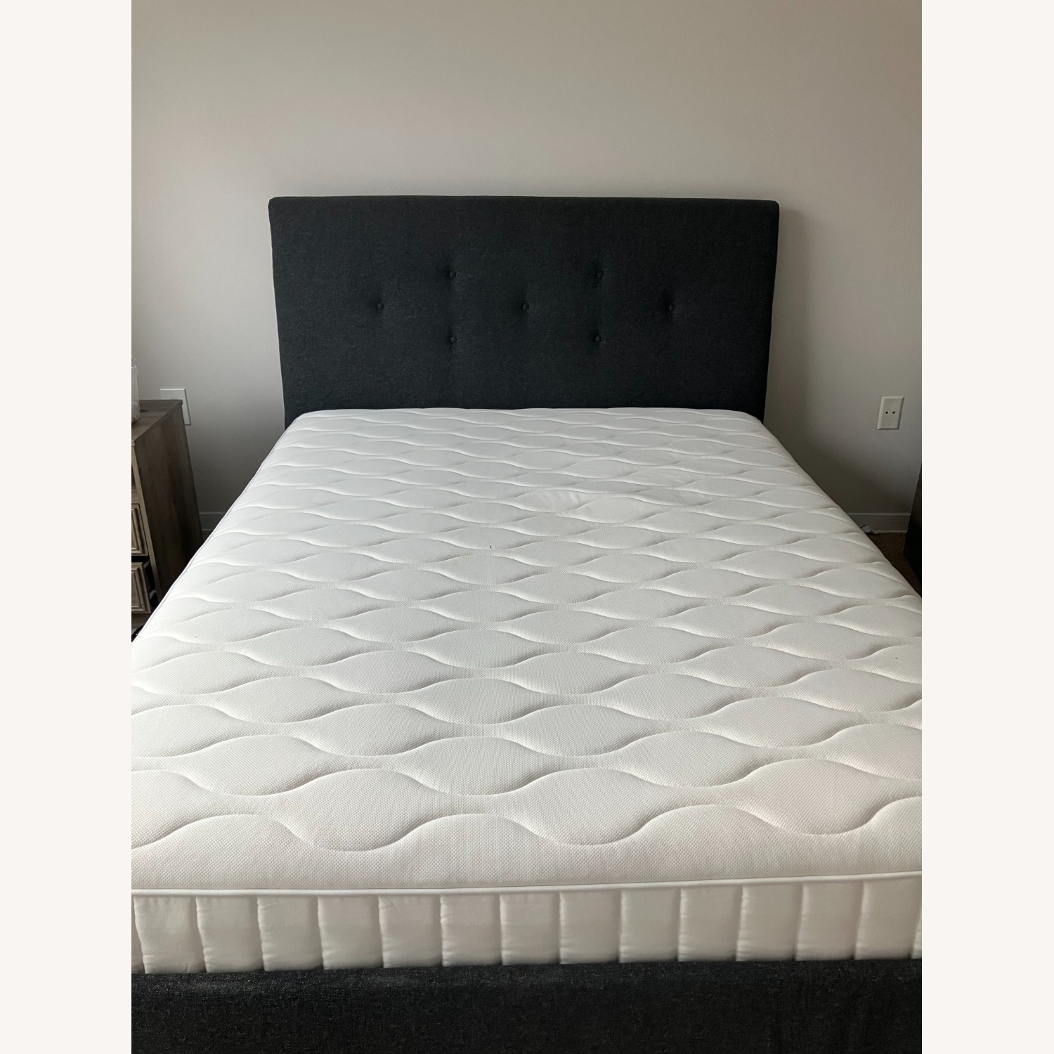 IKEA IDANAS Upholstered Queen Size Bed - image-2