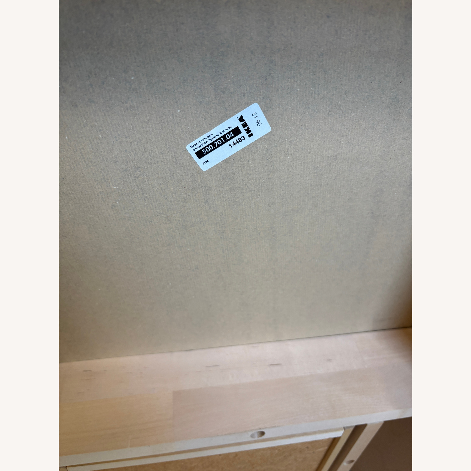 IKEA Custom VIKA Desk – Solid Wood & Glass Top - image-5