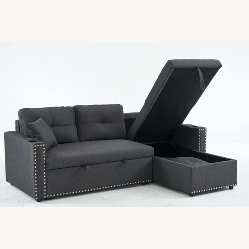 Used Wayfair Upholstered Sleeper Sofa with Storage for sale on AptDeco