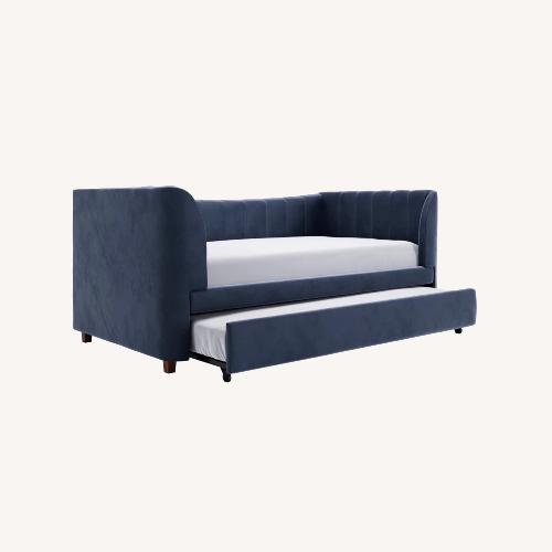 Used AllModern Valentina Velvet Daybed with Trundle  for sale on AptDeco