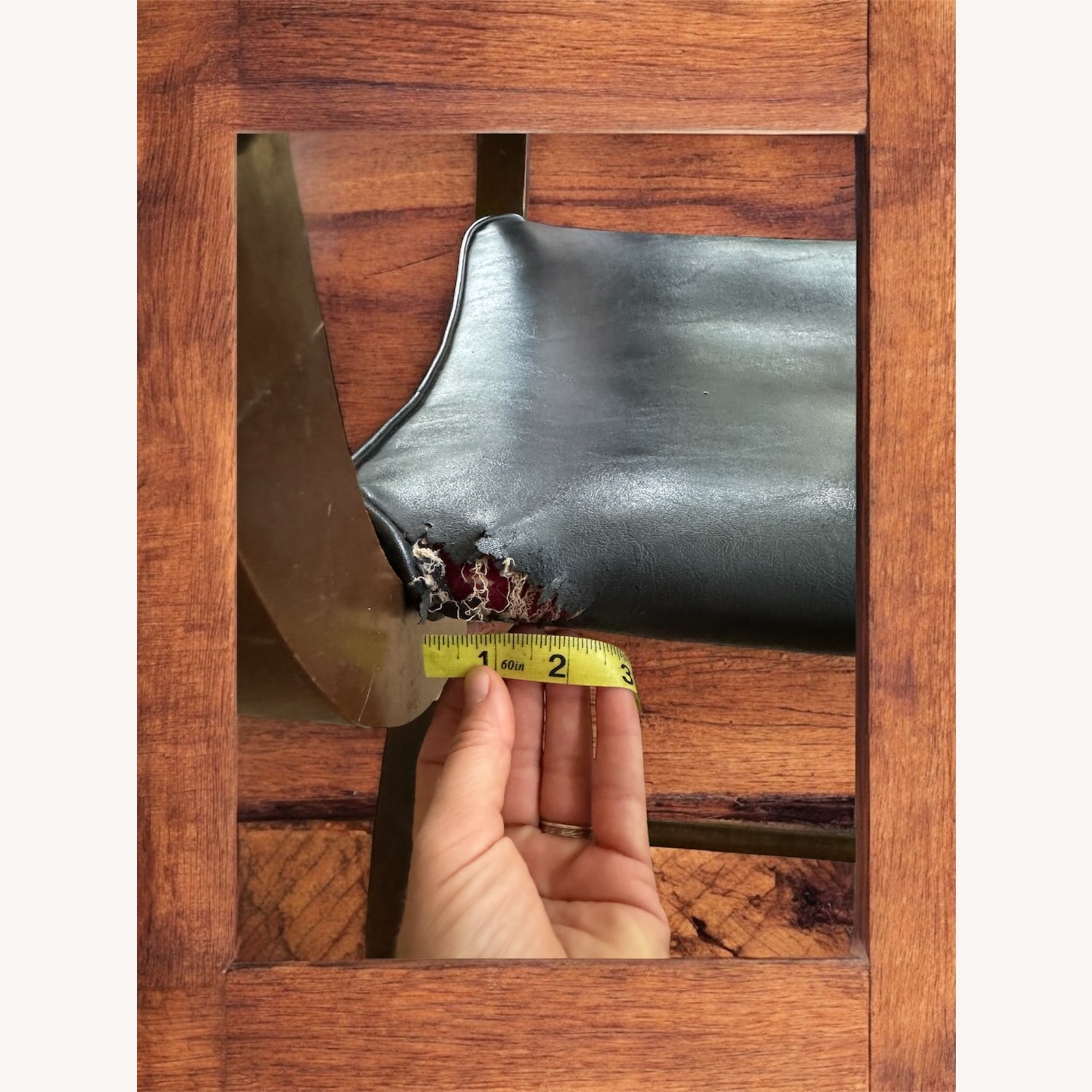 Vintage Artisan Curule Chair A Statement Piece - image-4