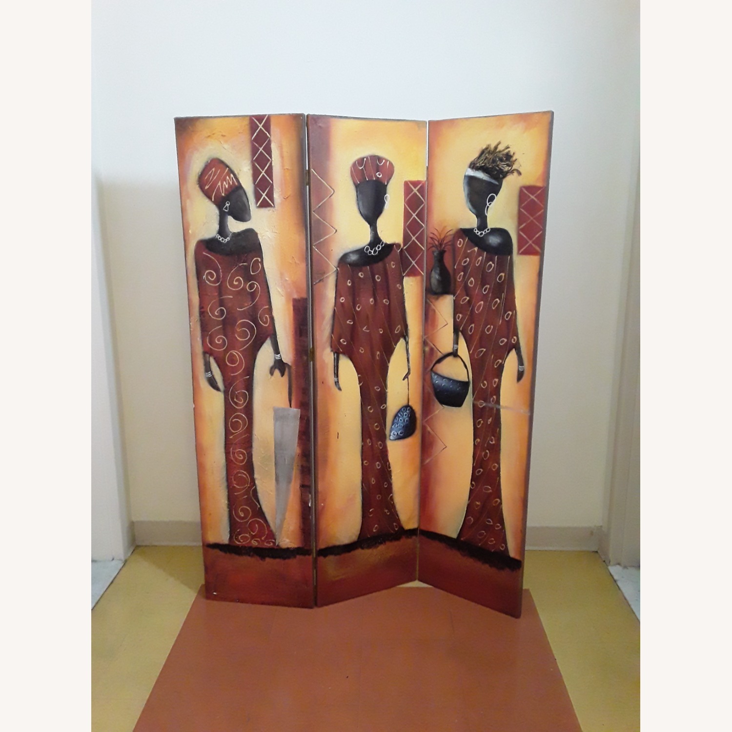 Oil Painting Art Room Divider Partition - image-2