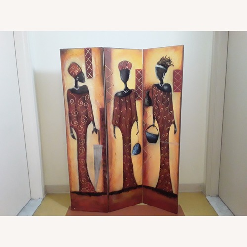 Used Oil Painting Art Room Divider Partition for sale on AptDeco