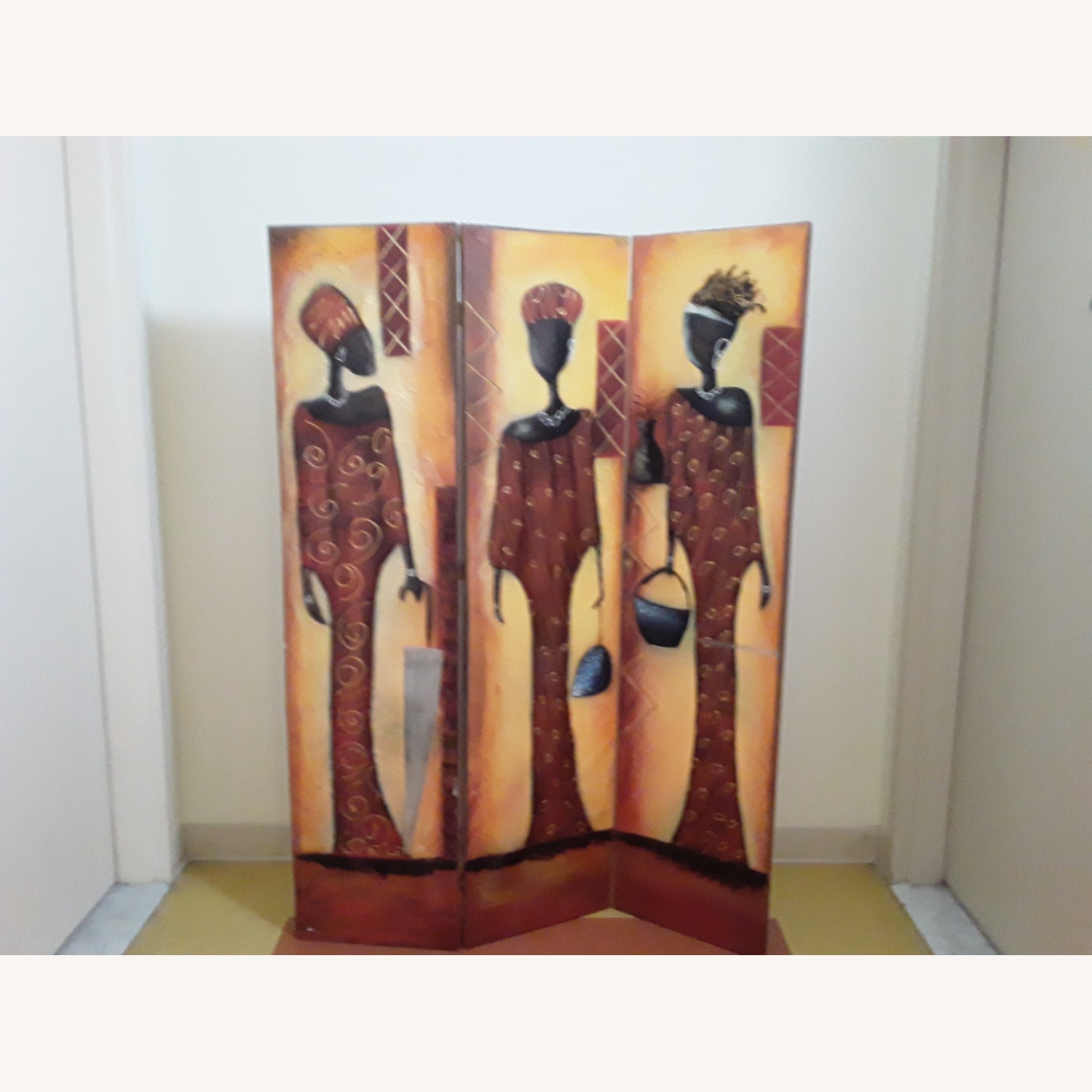 Oil Painting Art Room Divider Partition - image-1