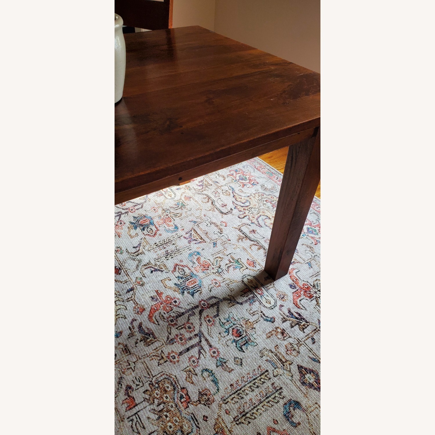 Crate & Barrel Basque Honey Dining Table - image-3