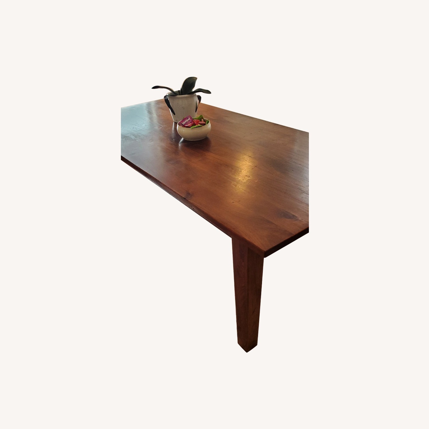 Crate & Barrel Basque Honey Dining Table - image-6