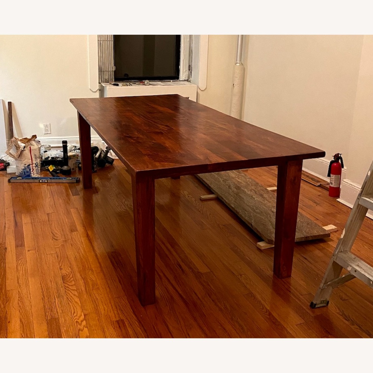 Crate & Barrel Basque Honey Dining Table - image-7