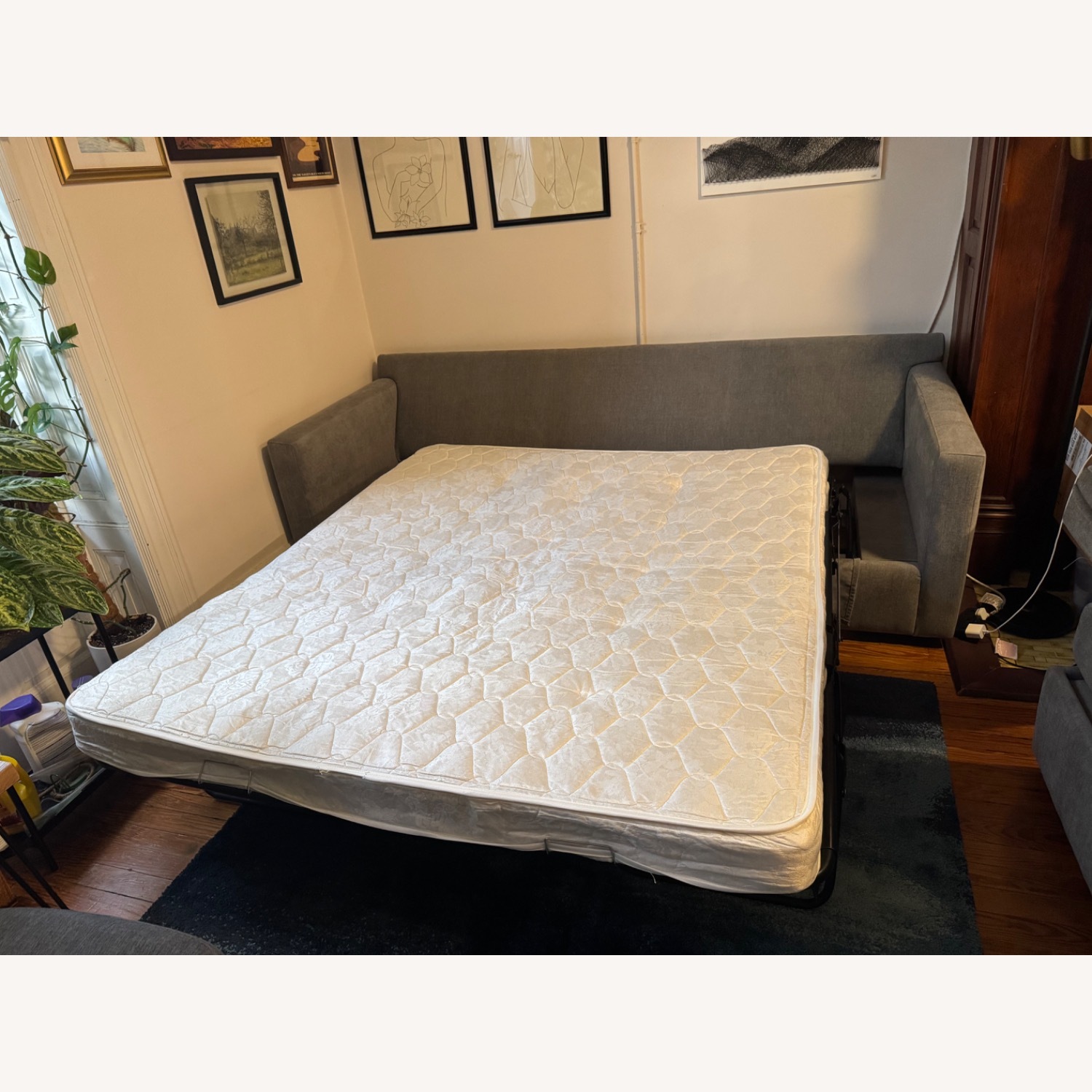 ABC Light Grey Queen Sleeper Sectional - image-6