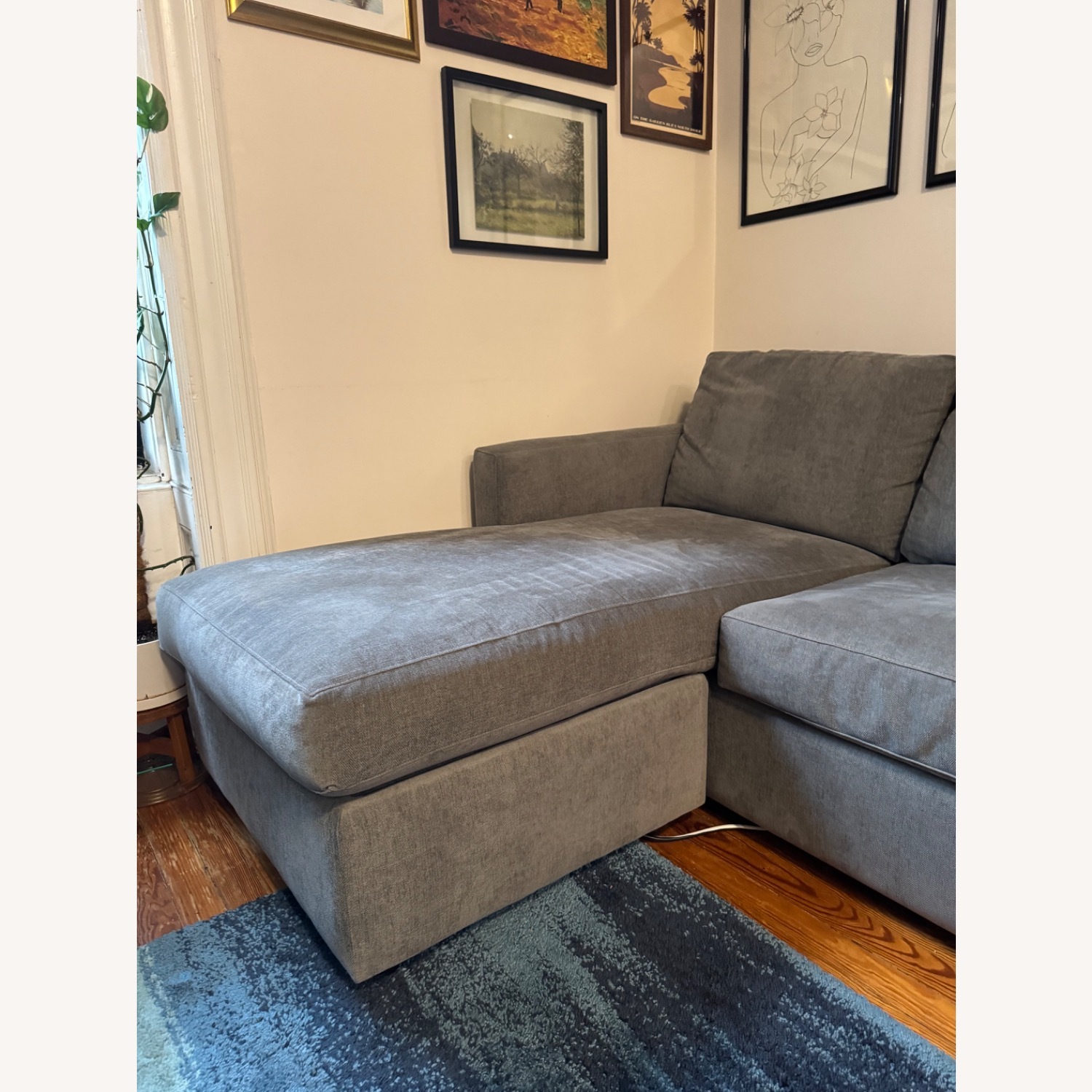 ABC Light Grey Queen Sleeper Sectional - image-4