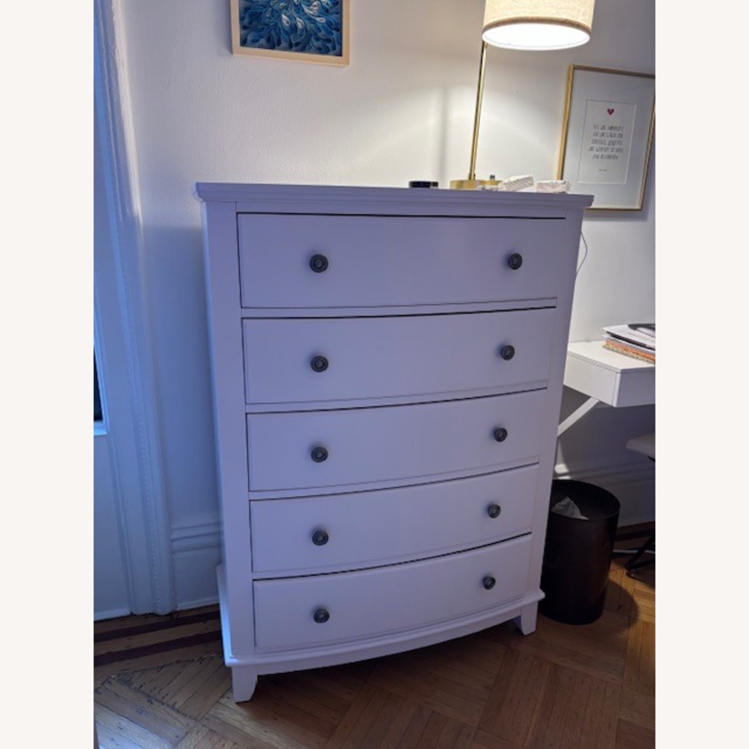 Raymour & Flanigan White Tall Chest - image-1