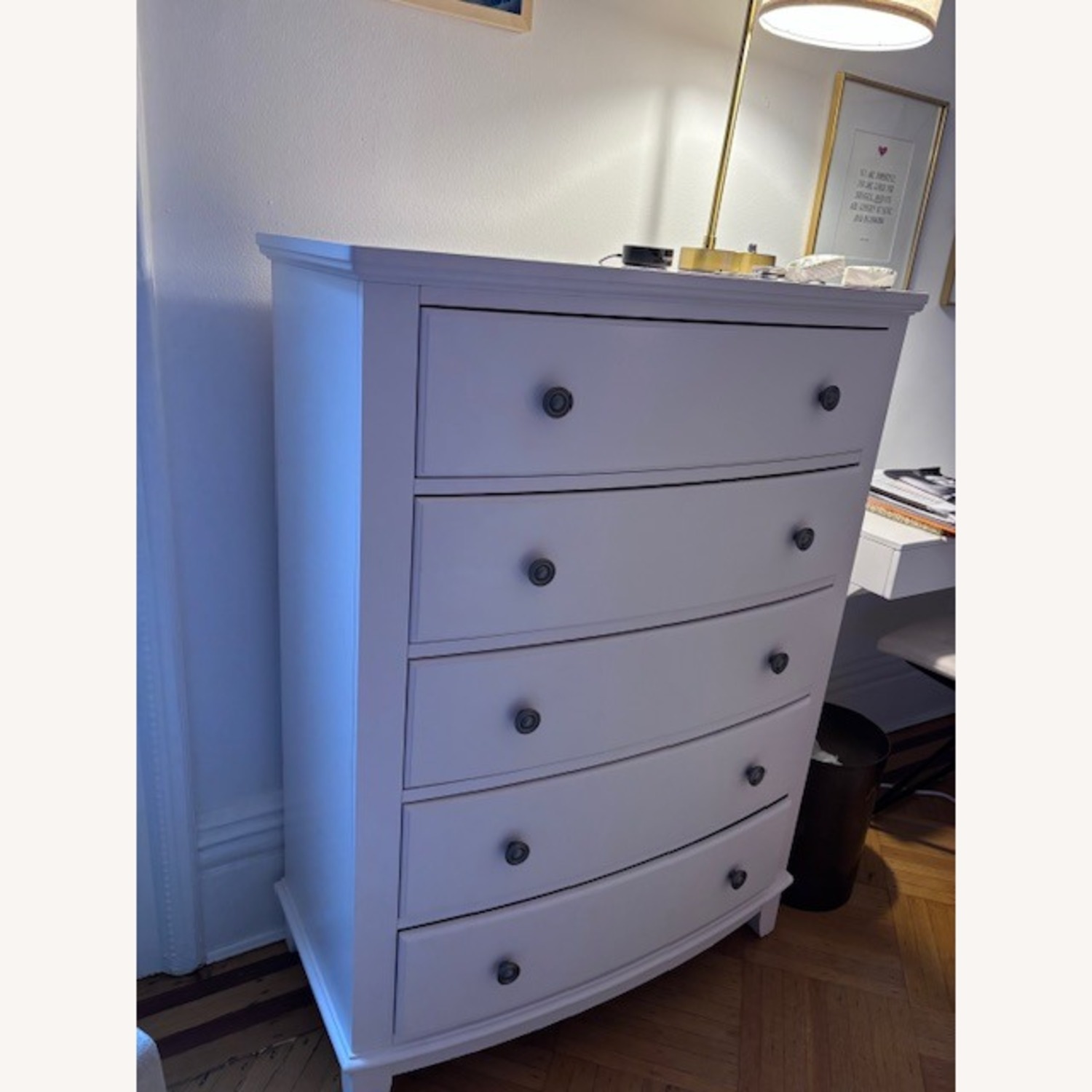 Raymour & Flanigan White Tall Chest - image-2