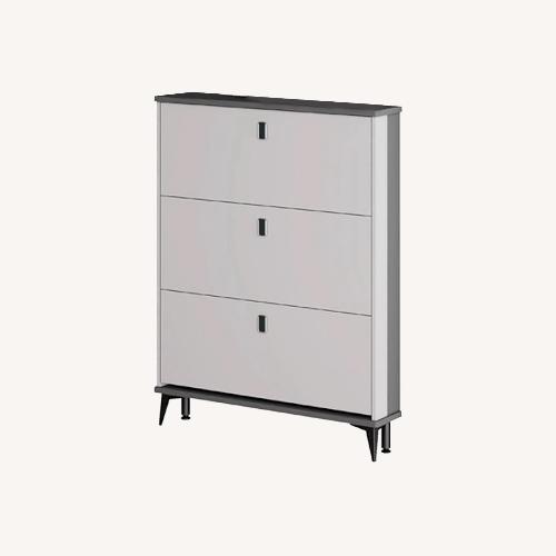 Used  24 Pair Shoe Storage Cabinet for sale on AptDeco