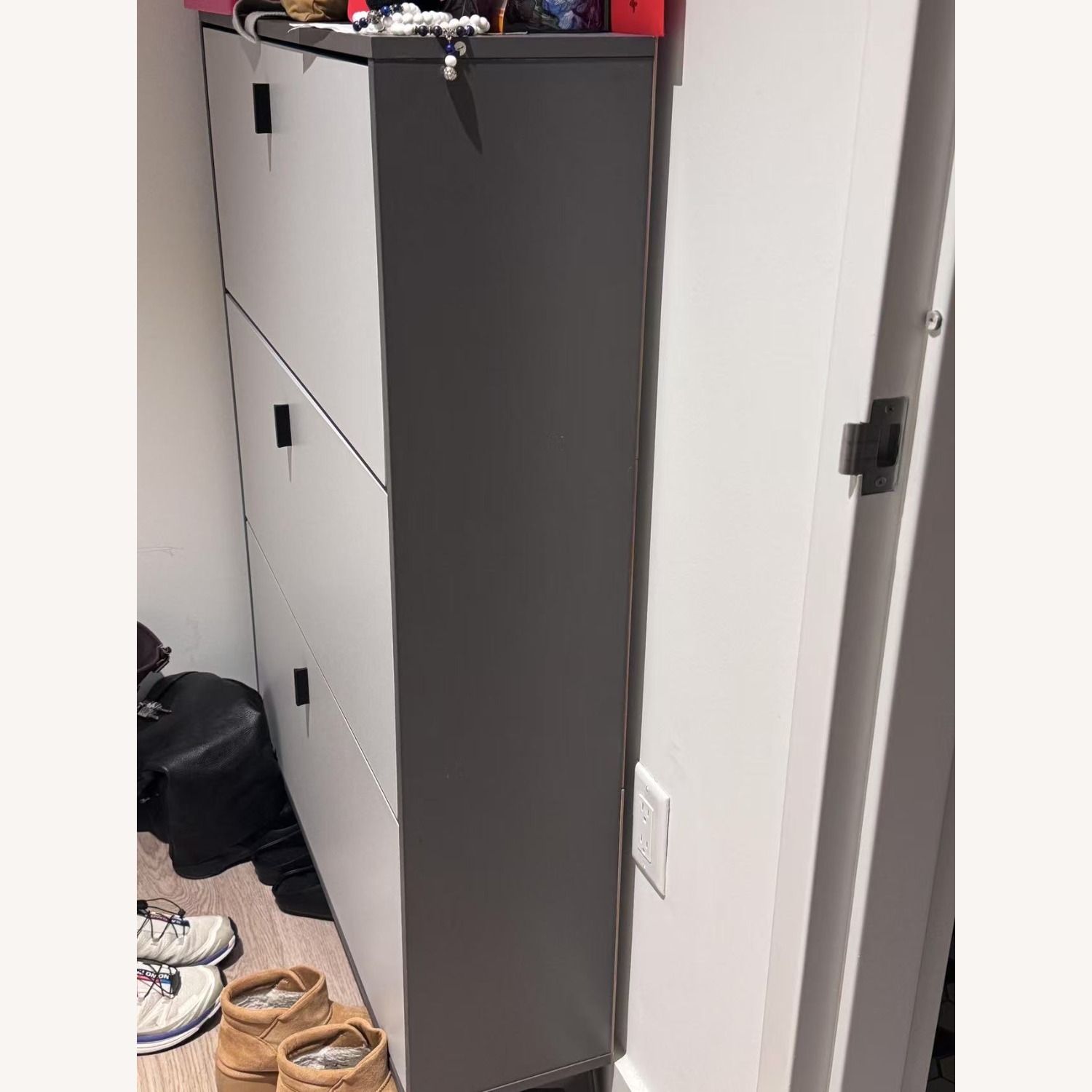 24 Pair Shoe Storage Cabinet - image-3