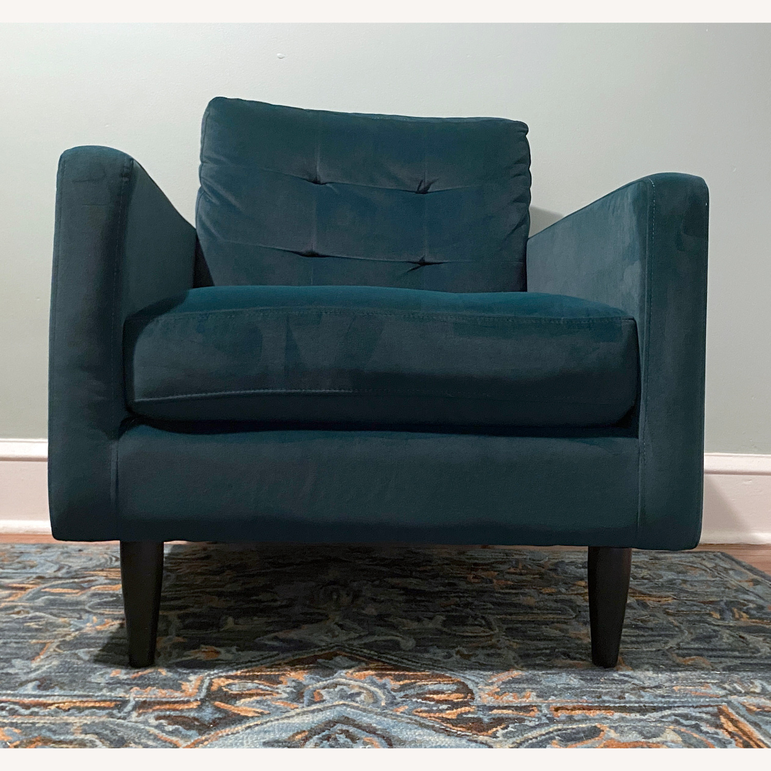 Origin 21 Ezra Modern Teal Velvet Accent Chair - image-5