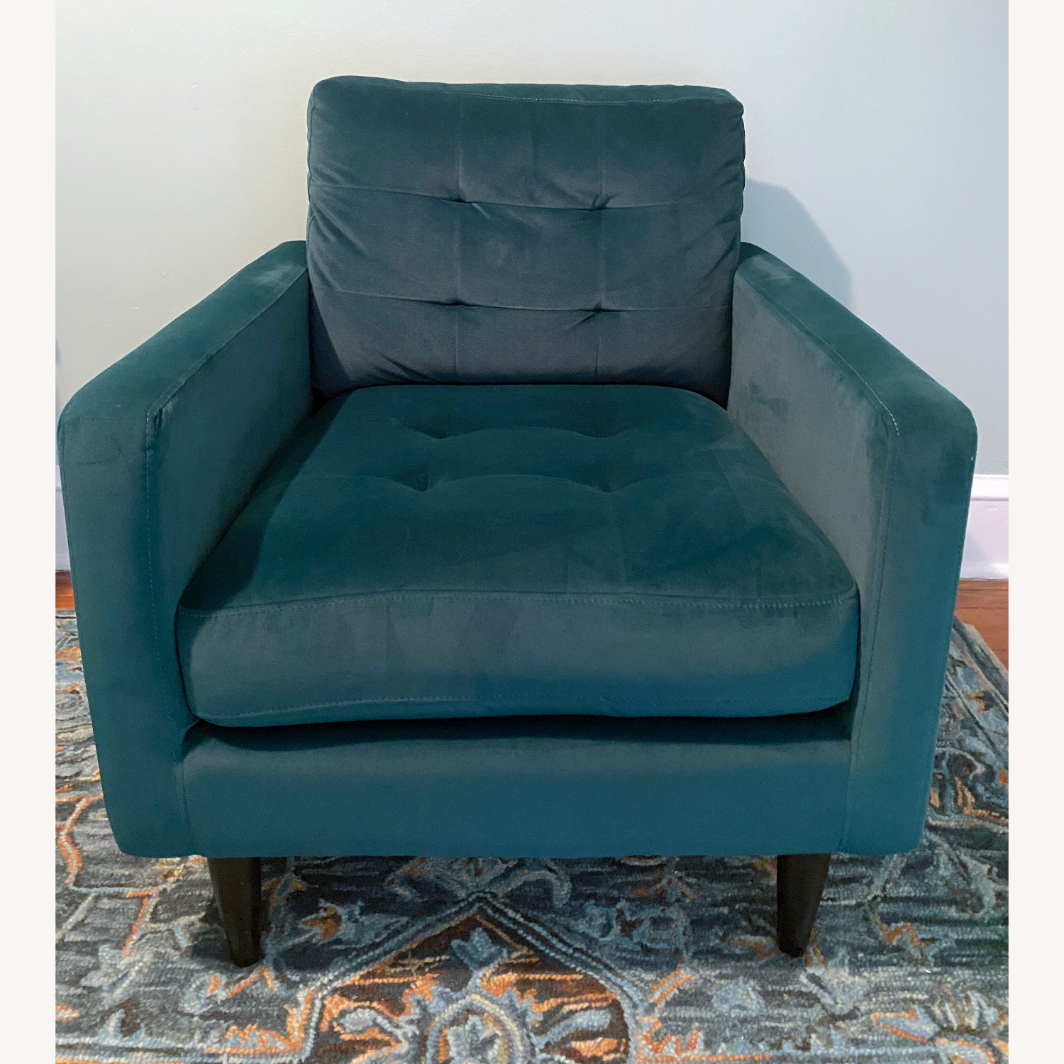 Origin 21 Ezra Modern Teal Velvet Accent Chair - image-4
