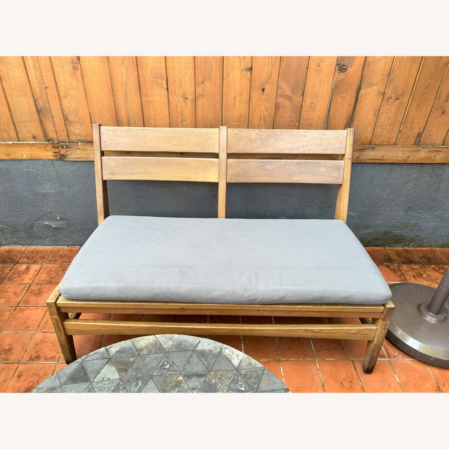 West Elm Patio Lounge Set and Coffee Table - image-4