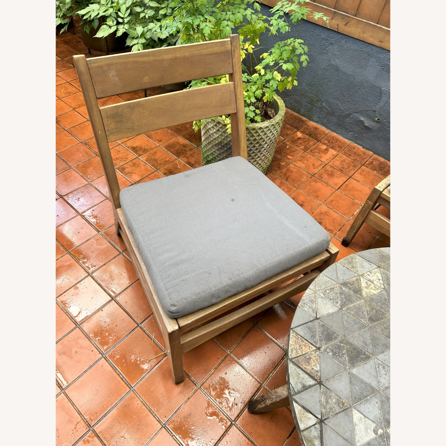 West Elm Patio Lounge Set and Coffee Table - image-3