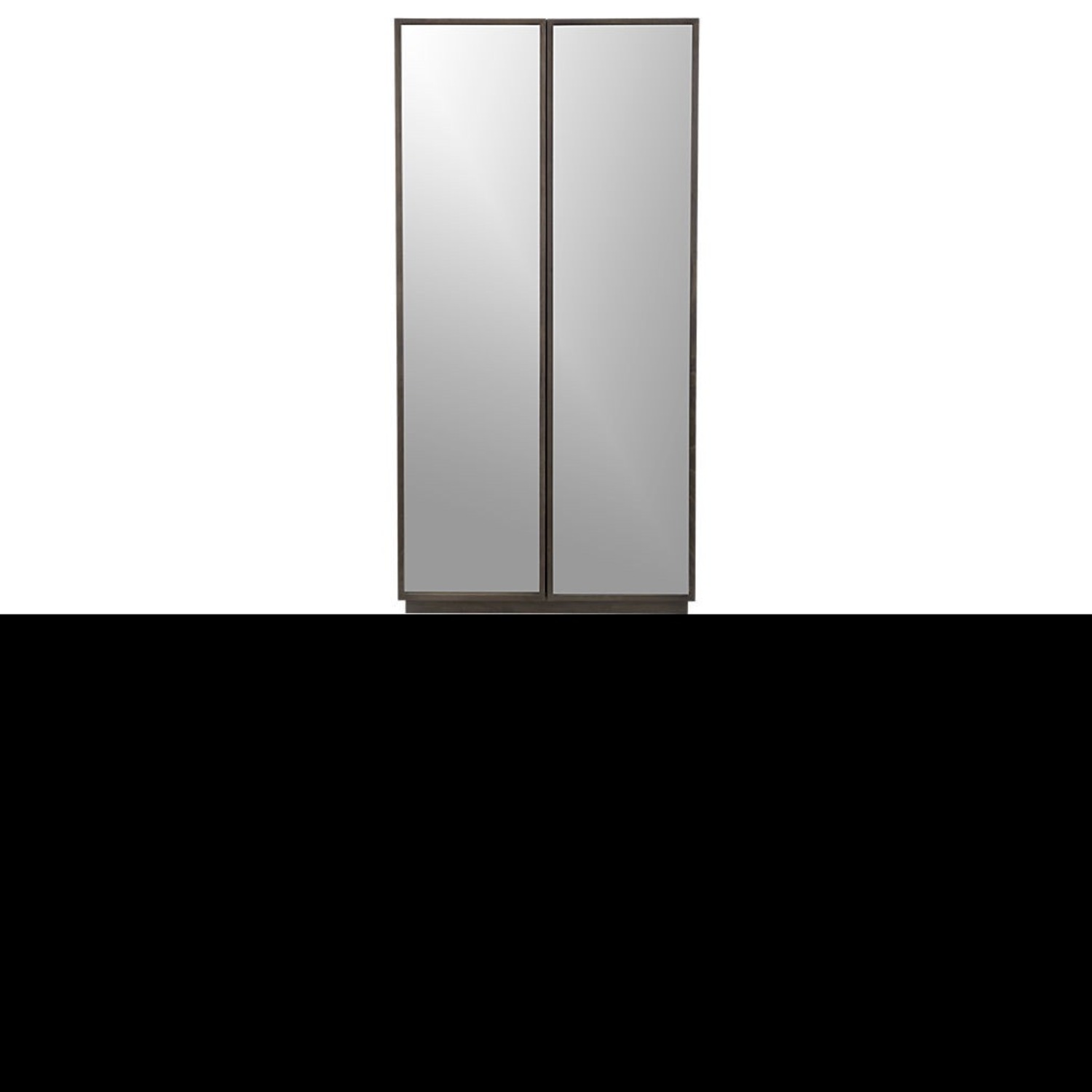 CB2 Double-Door Mirror Wardrobe - image-3