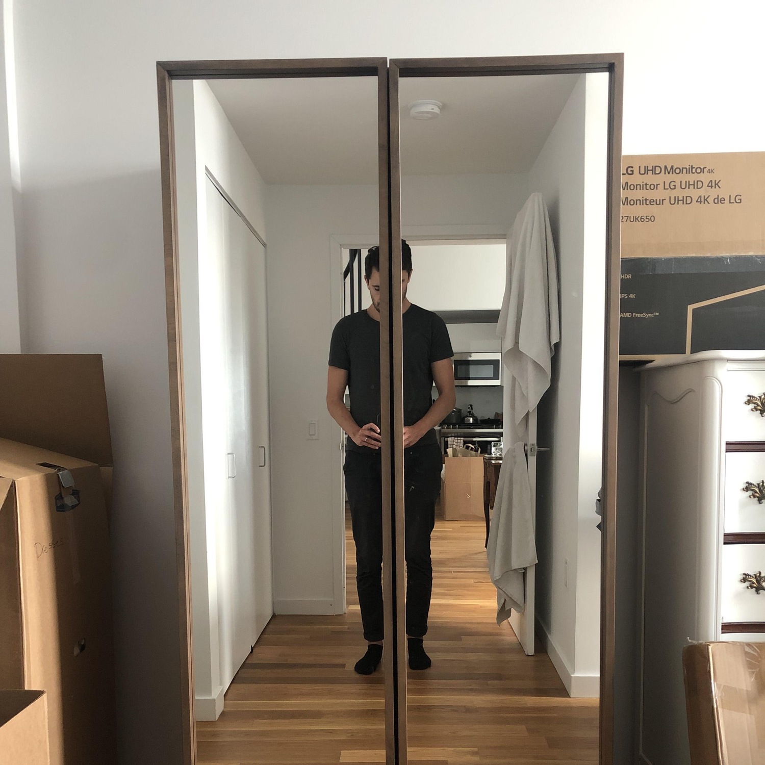 CB2 Double-Door Mirror Wardrobe - image-2