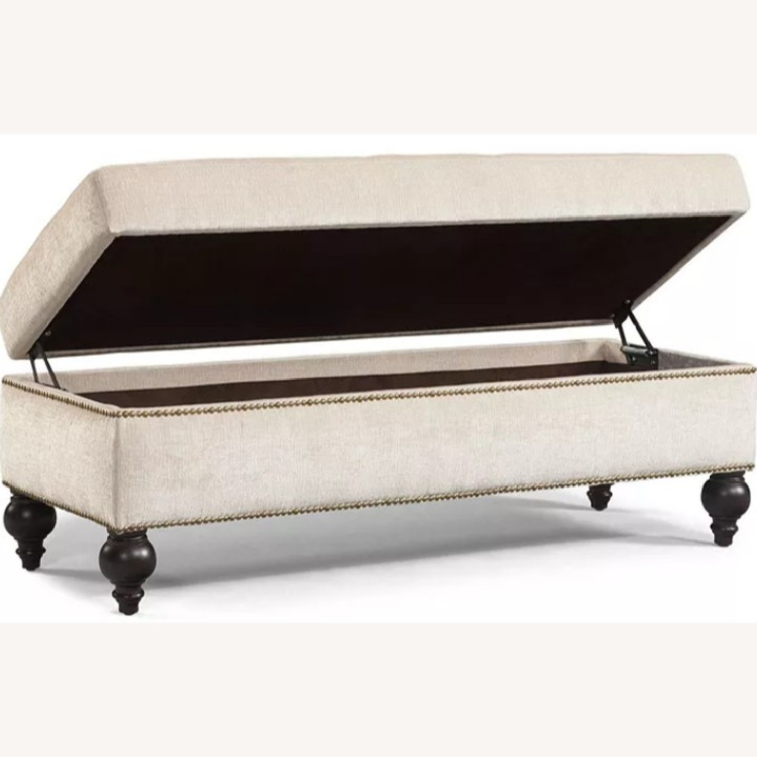 Macy's Victoria Upholstered Storage Ottoman - image-3