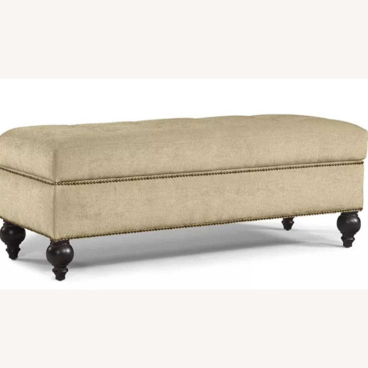 Macy's Victoria Upholstered Storage Ottoman - image-4