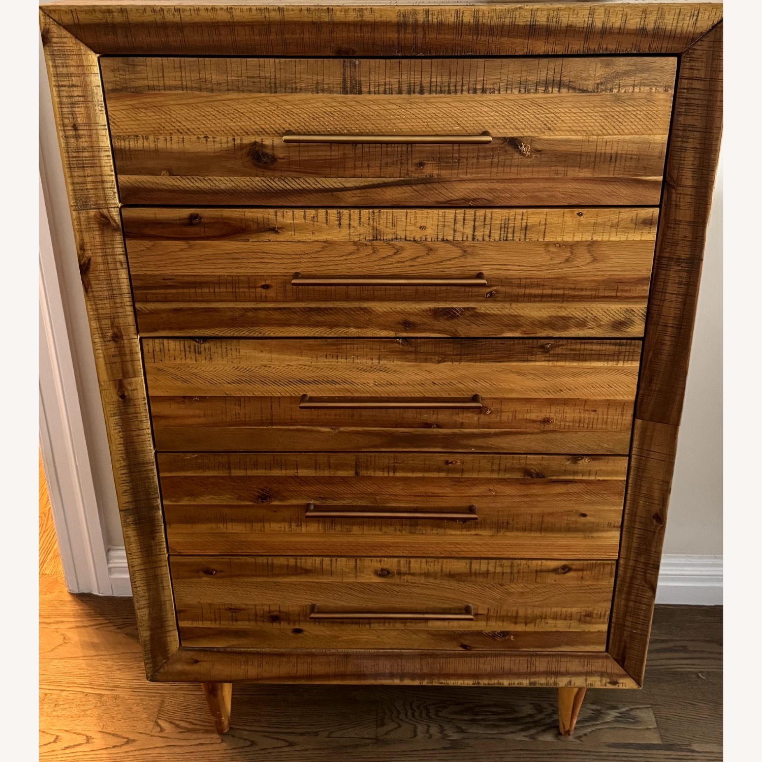 West Elm Alexa Reclaimed Wood Tall Dresser - image-1