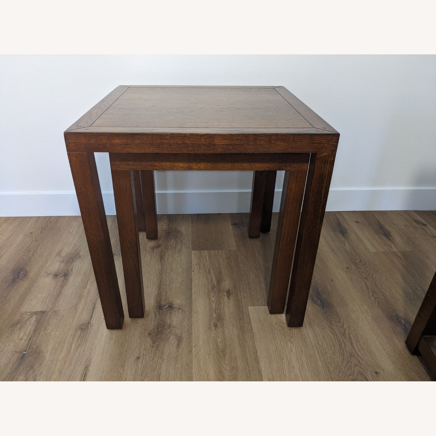 Transitional Nested Side Tables (Two) - Dark Oak - image-5