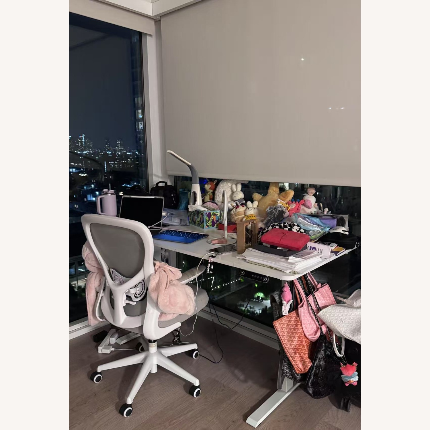 Wayfair Electric Adjustable Desk +Ergonomic Chair - image-3