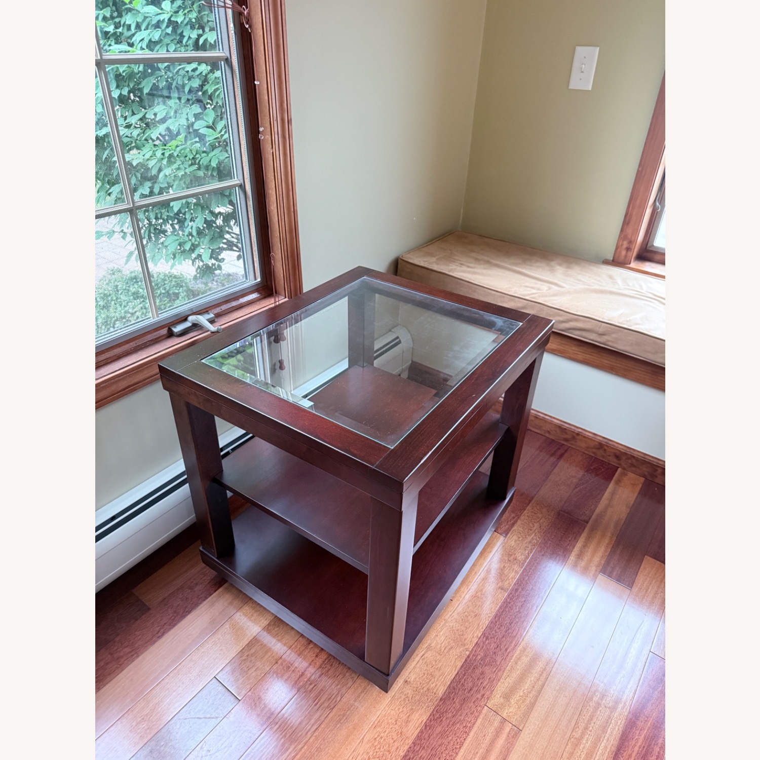 Dark Brown Side Table - image-2