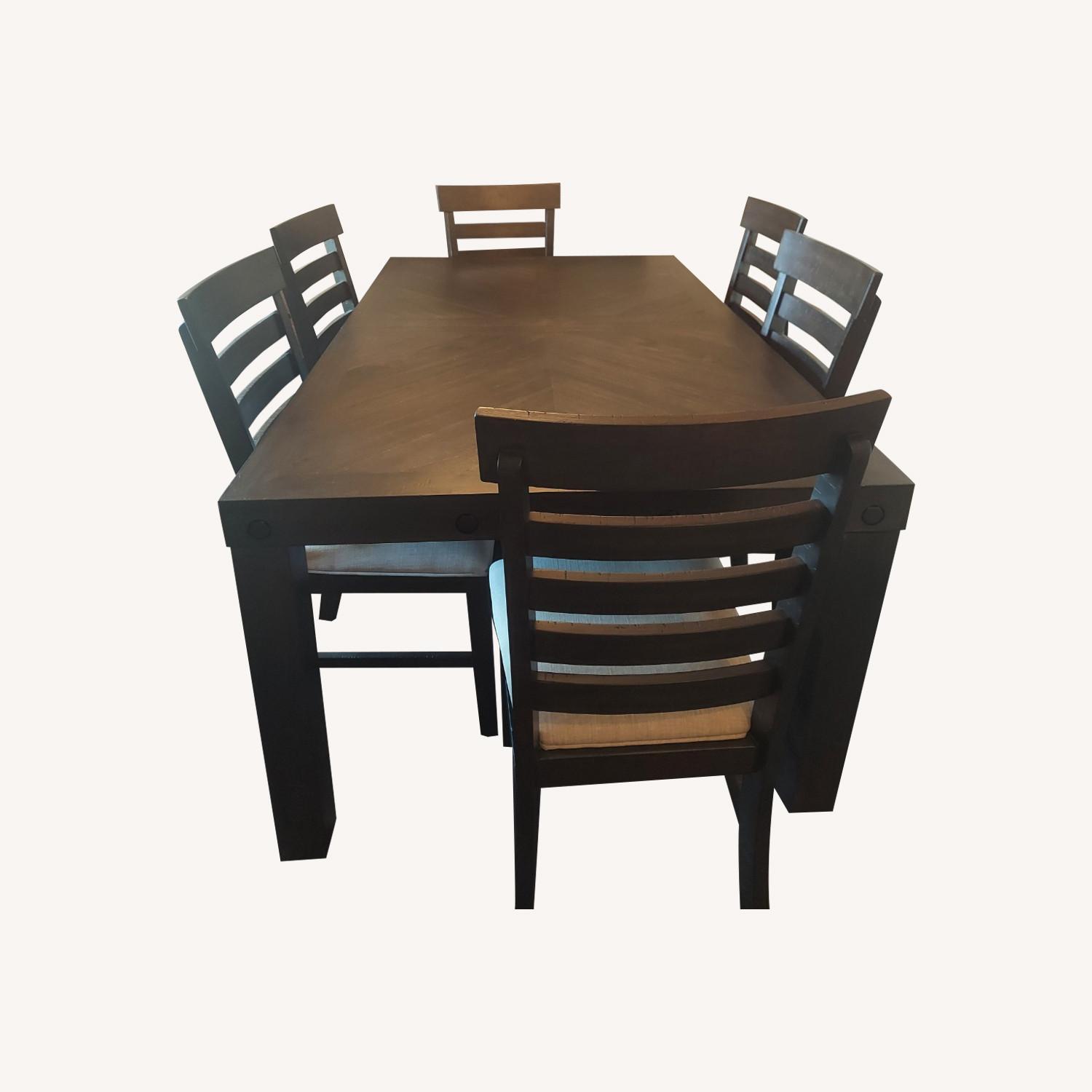 Rustic Table and Chairs - image-0
