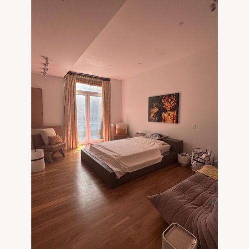 Used Restoration Hardware Reclaimed Wood Platform Bed for sale on AptDeco