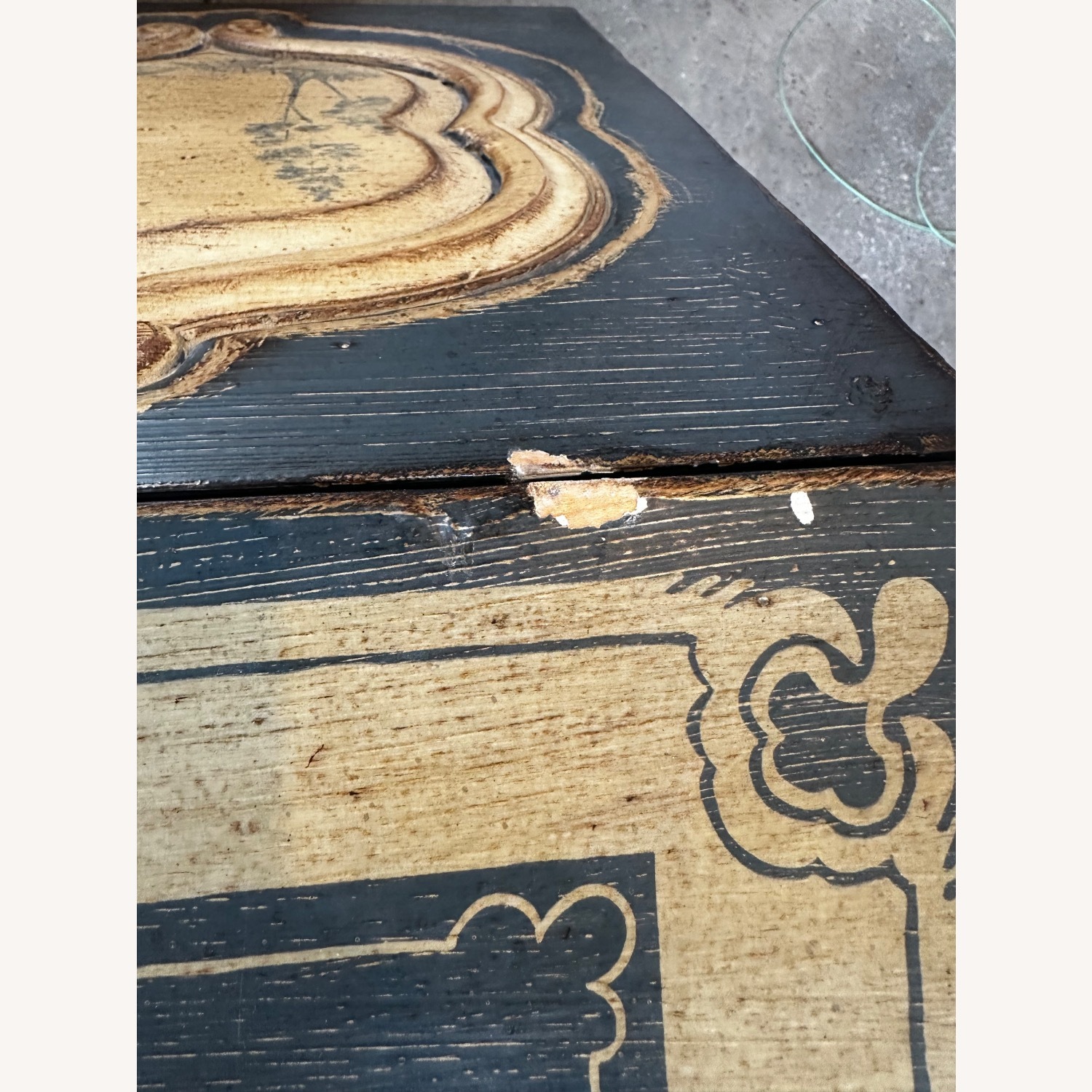 Century Furniture Desk Painted  - image-3