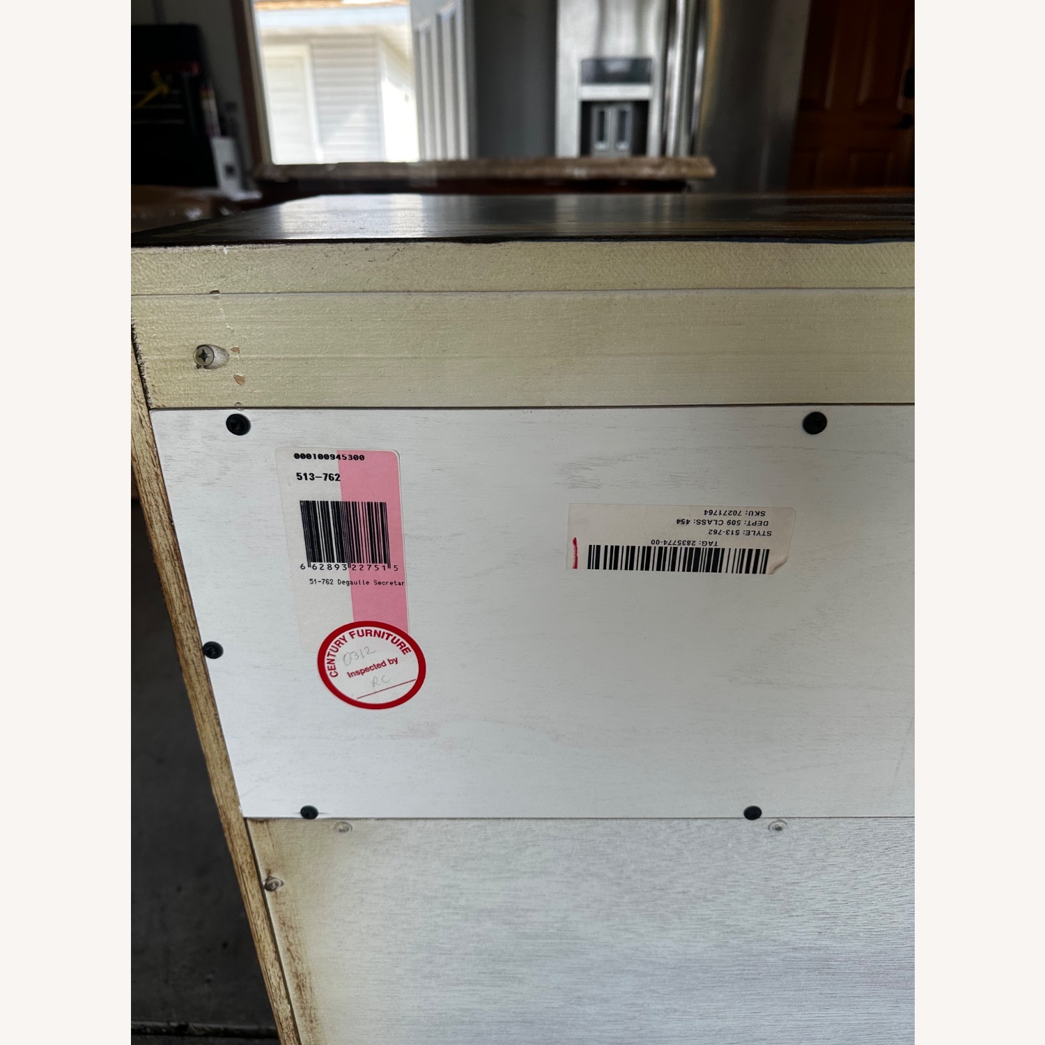 Century Furniture Desk Painted  - image-5