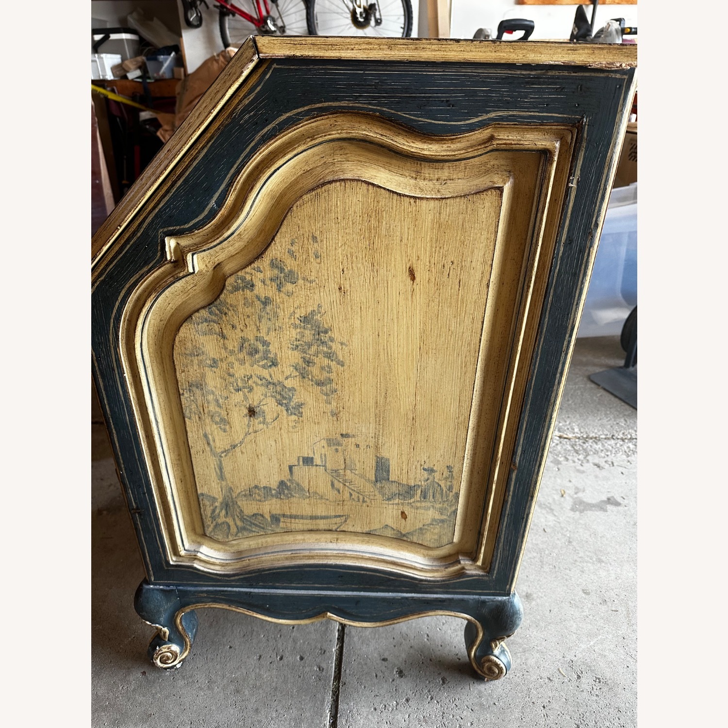 Century Furniture Desk Painted  - image-4