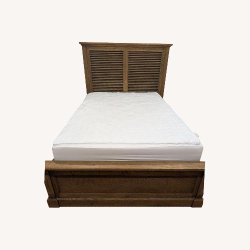 Used Restoration Hardware Full Size Solid Wood Bedframe for sale on AptDeco