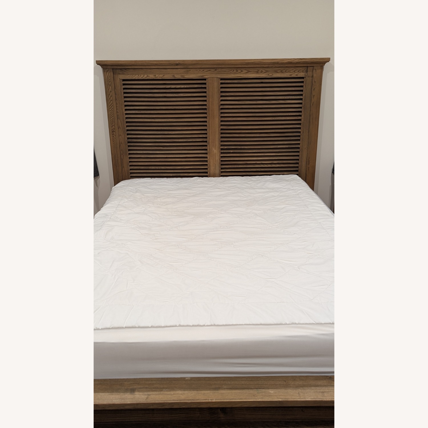 Restoration Hardware Full Size Solid Wood Bedframe - image-4