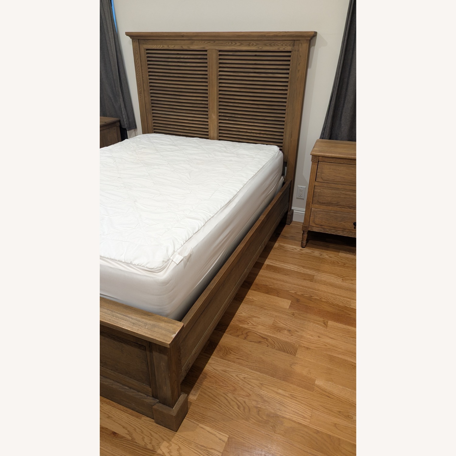 Restoration Hardware Full Size Solid Wood Bedframe - image-2
