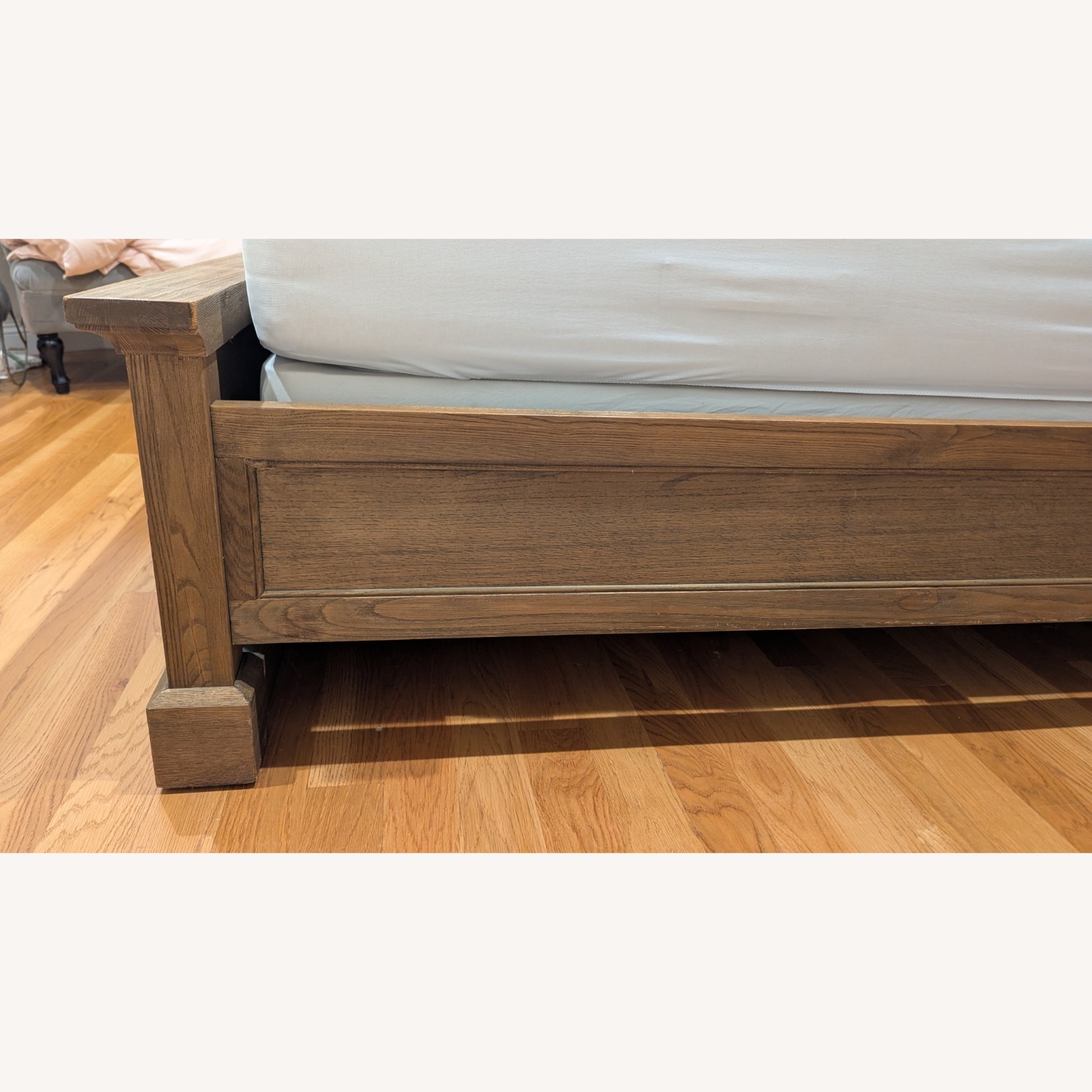 Restoration Hardware Full Size Solid Wood Bedframe - image-3