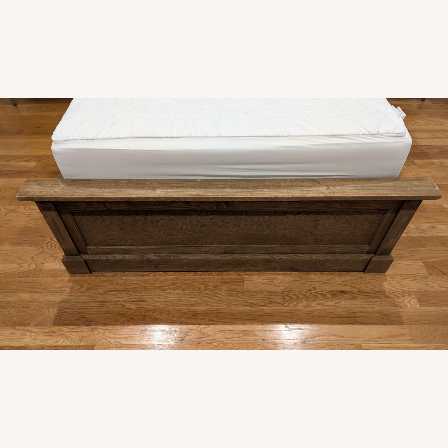Restoration Hardware Full Size Solid Wood Bedframe - image-5