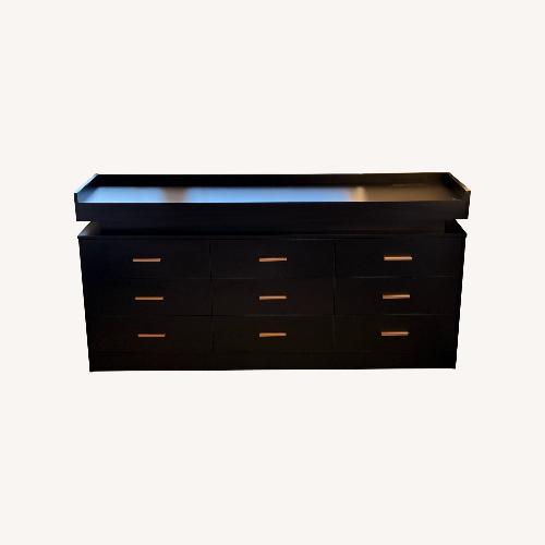 Used Wayfair Helaina 9 Drawer Black Dresser for sale on AptDeco