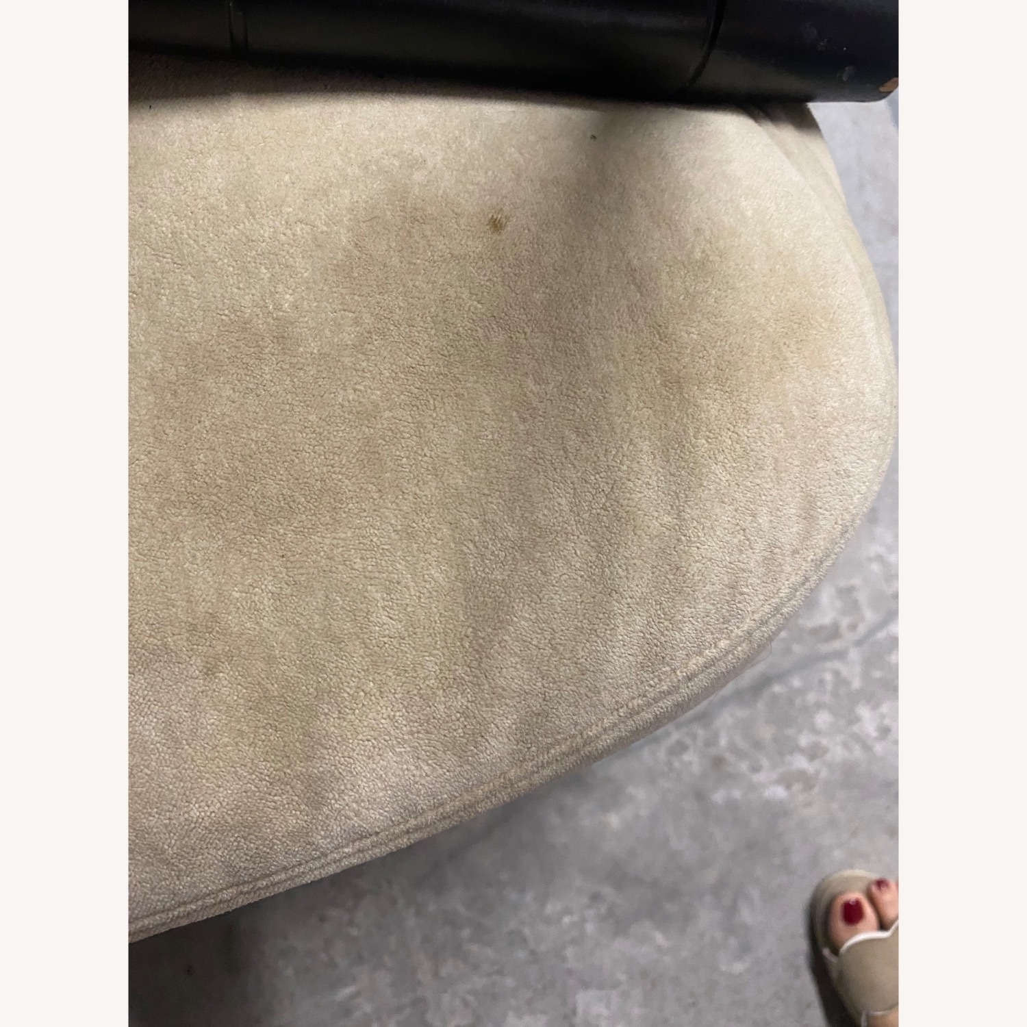 Beige Tufted Sofa Futon - image-3