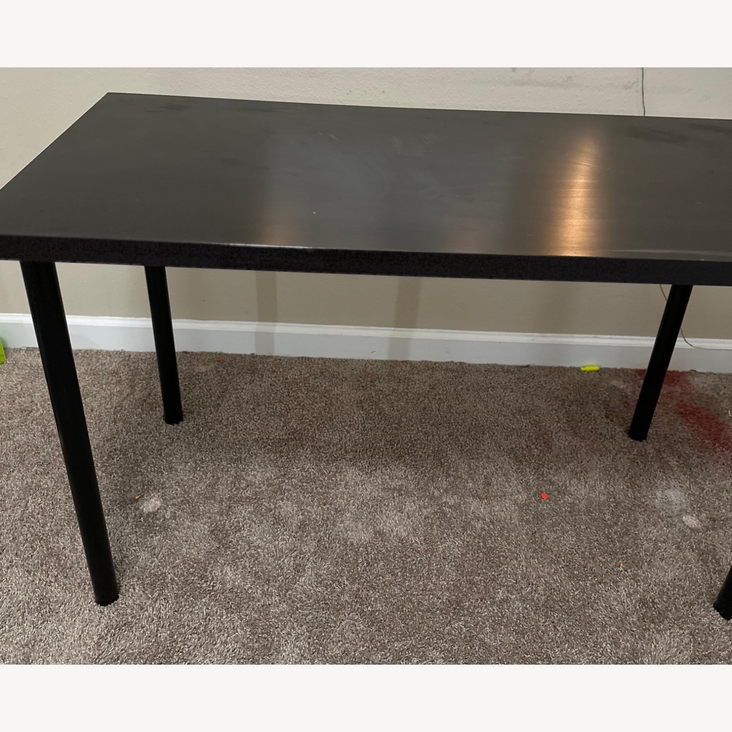 IKEA Long Black Table  - image-1
