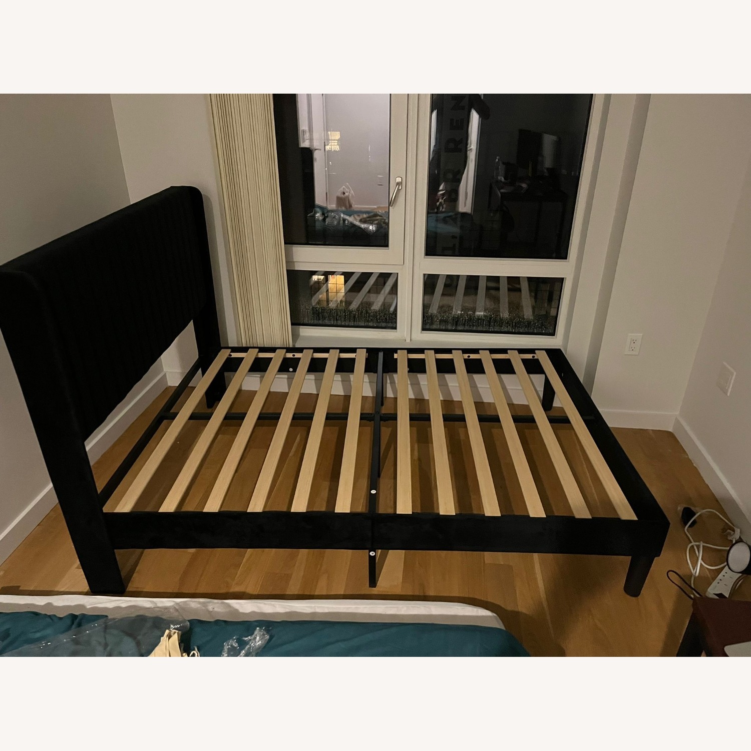 Wayfair Candler Platform Bed Wingback Headboard - image-1