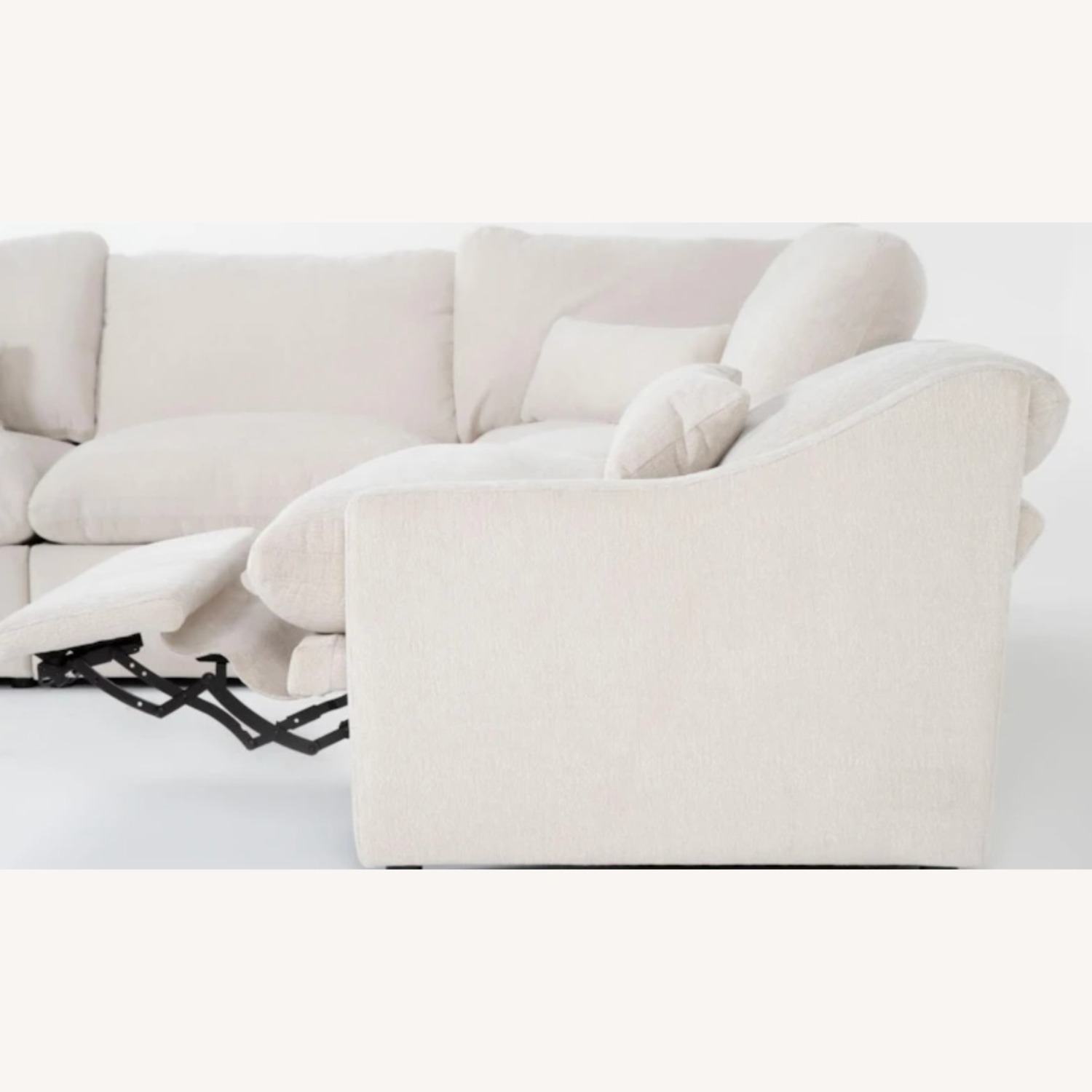 Kennedy Cream 3+ Piece Sectional + Corner Recliner - image-3