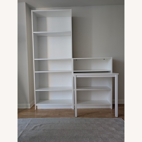 Used IKEA BILLY Bookcase and Desk for sale on AptDeco