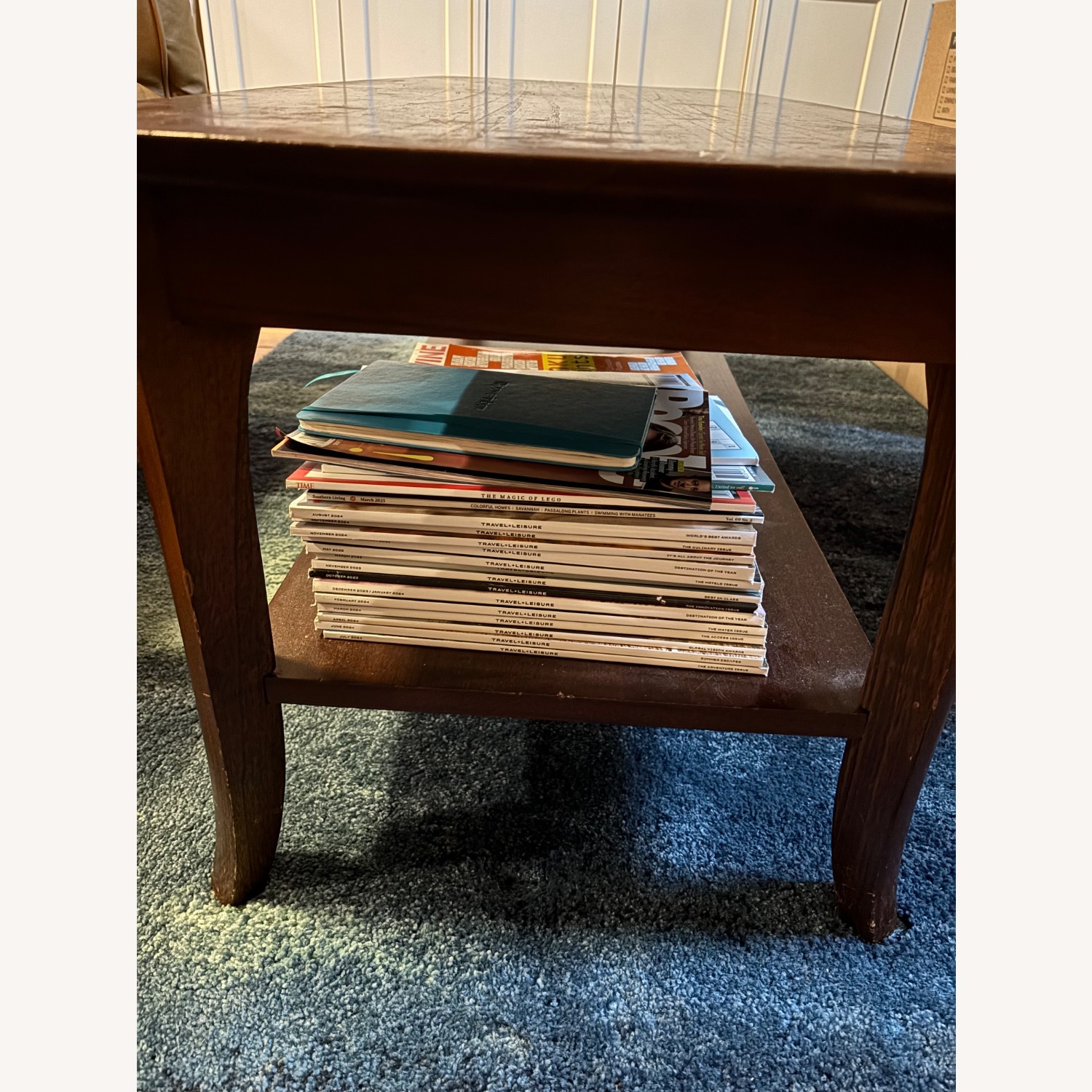 Solid Hardwood Two-tier Coffee Table - image-3