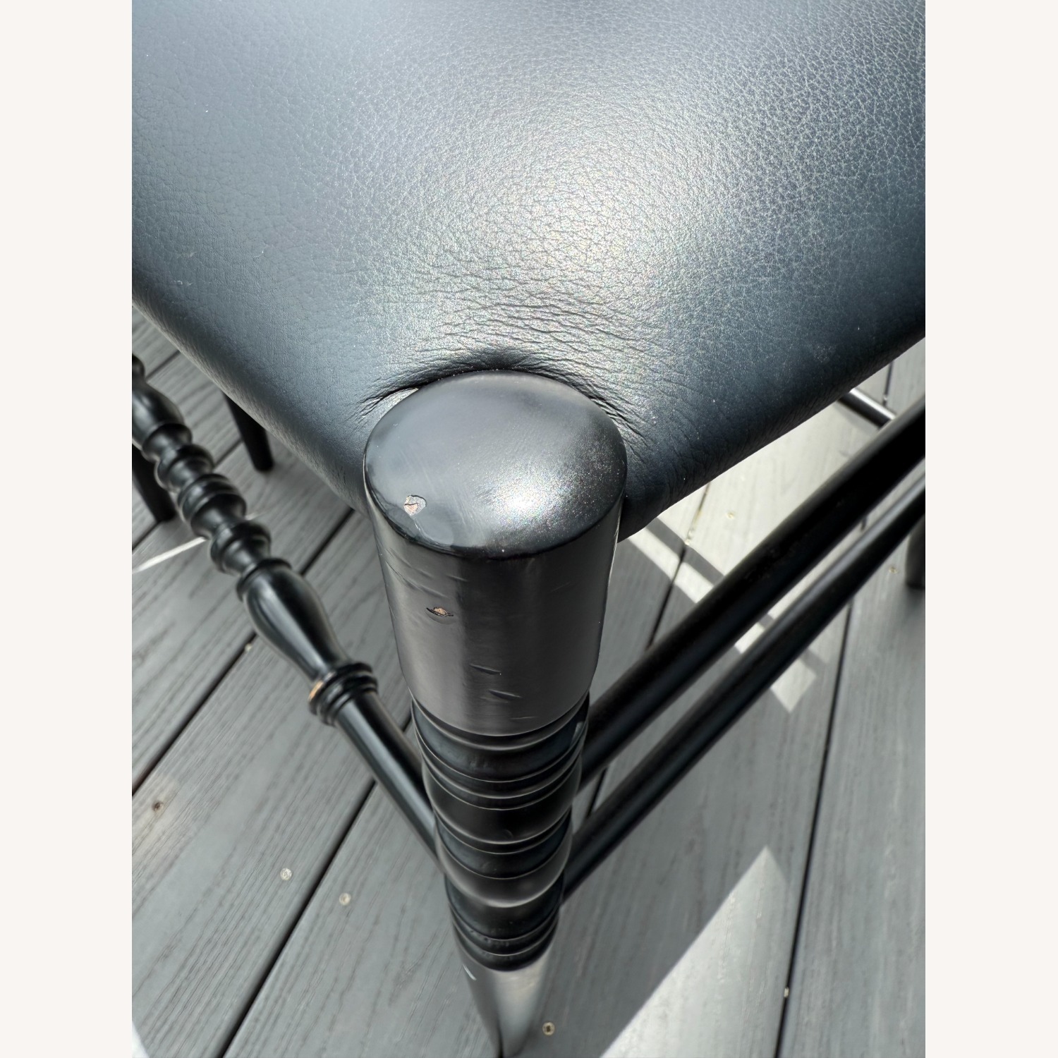 6 Black Cappellini Chairs - image-4