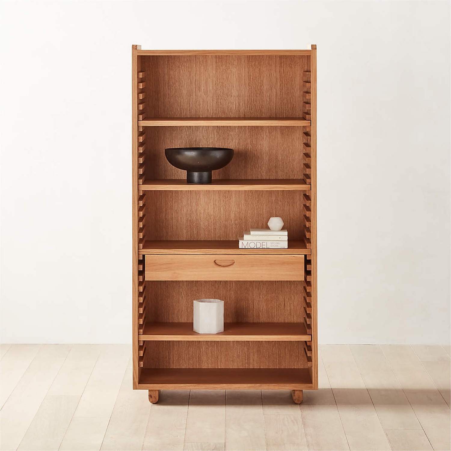 CB2 Tall Oak Bookshelf  - image-4